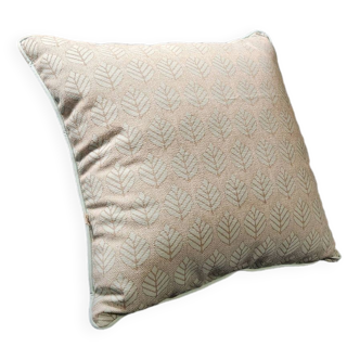 coussin carré 40*40 motif feuilles