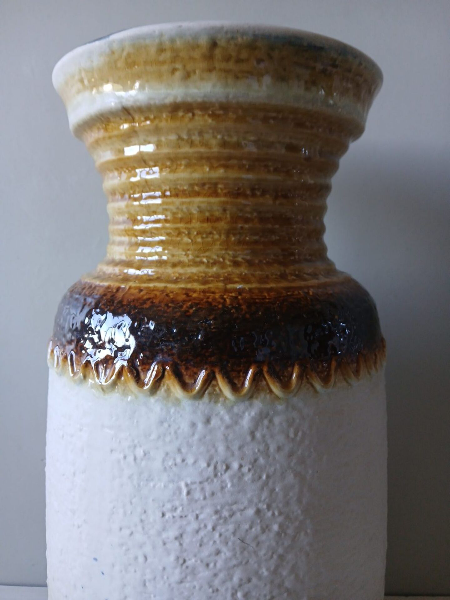 Large floor vase Uebelacker Ü-Keramik 1468/50 – West Germany – years