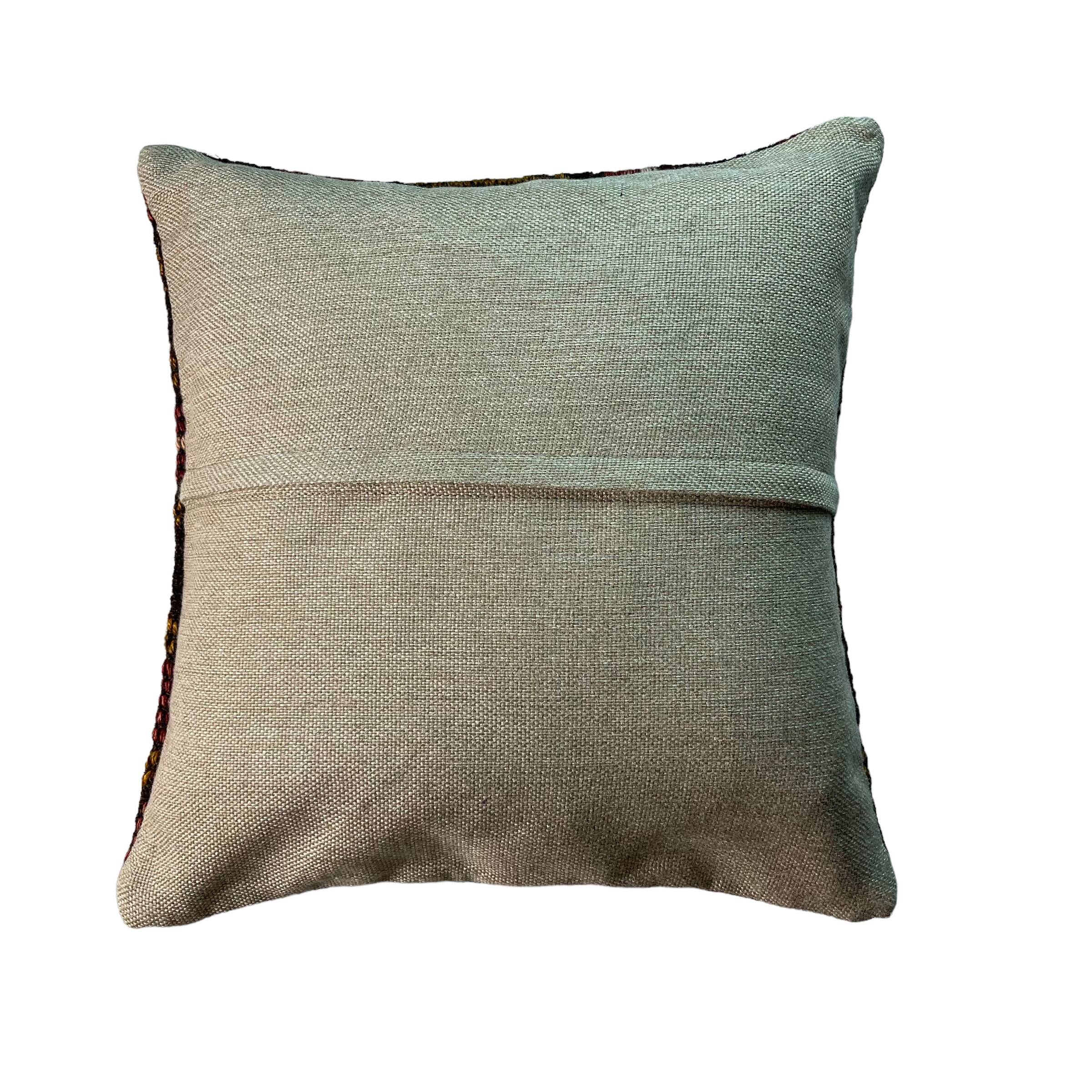 Vintage turkish Kilim Cushion Cover , 45 x 45 cm