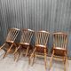 4 western style Baumann chairs