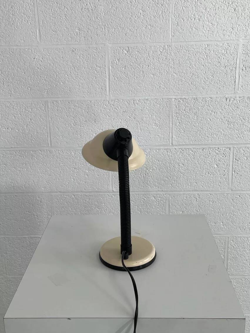 70s Aluminor beige desk lamp