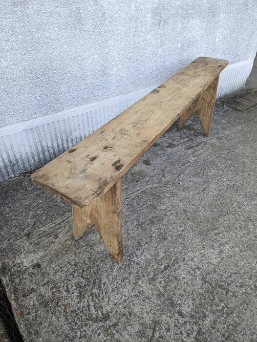 Old farm bench