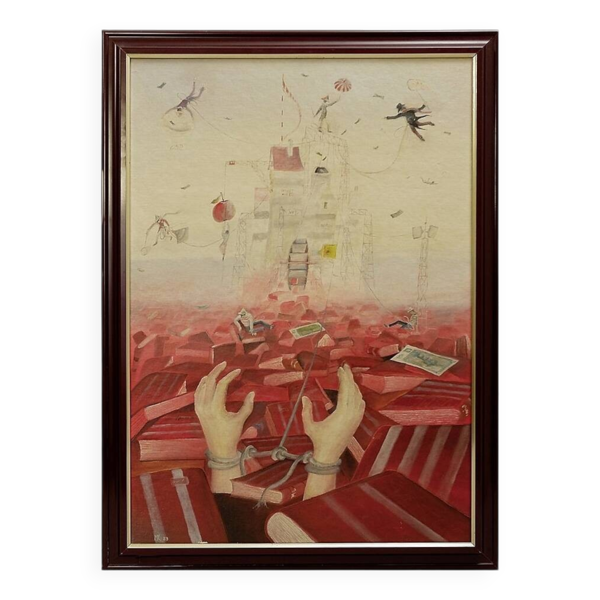 Miroslav Krofián "The Victory of Ideology" contemporary painting - czechia