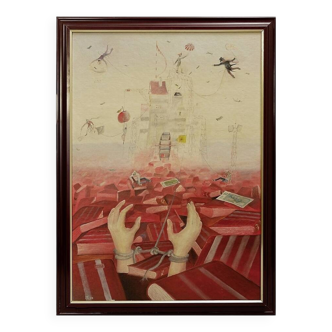 Miroslav Krofián "La victoire de l'Idéologie" contemporary painting - czechia