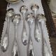 6 silver-plated metal tablespoons