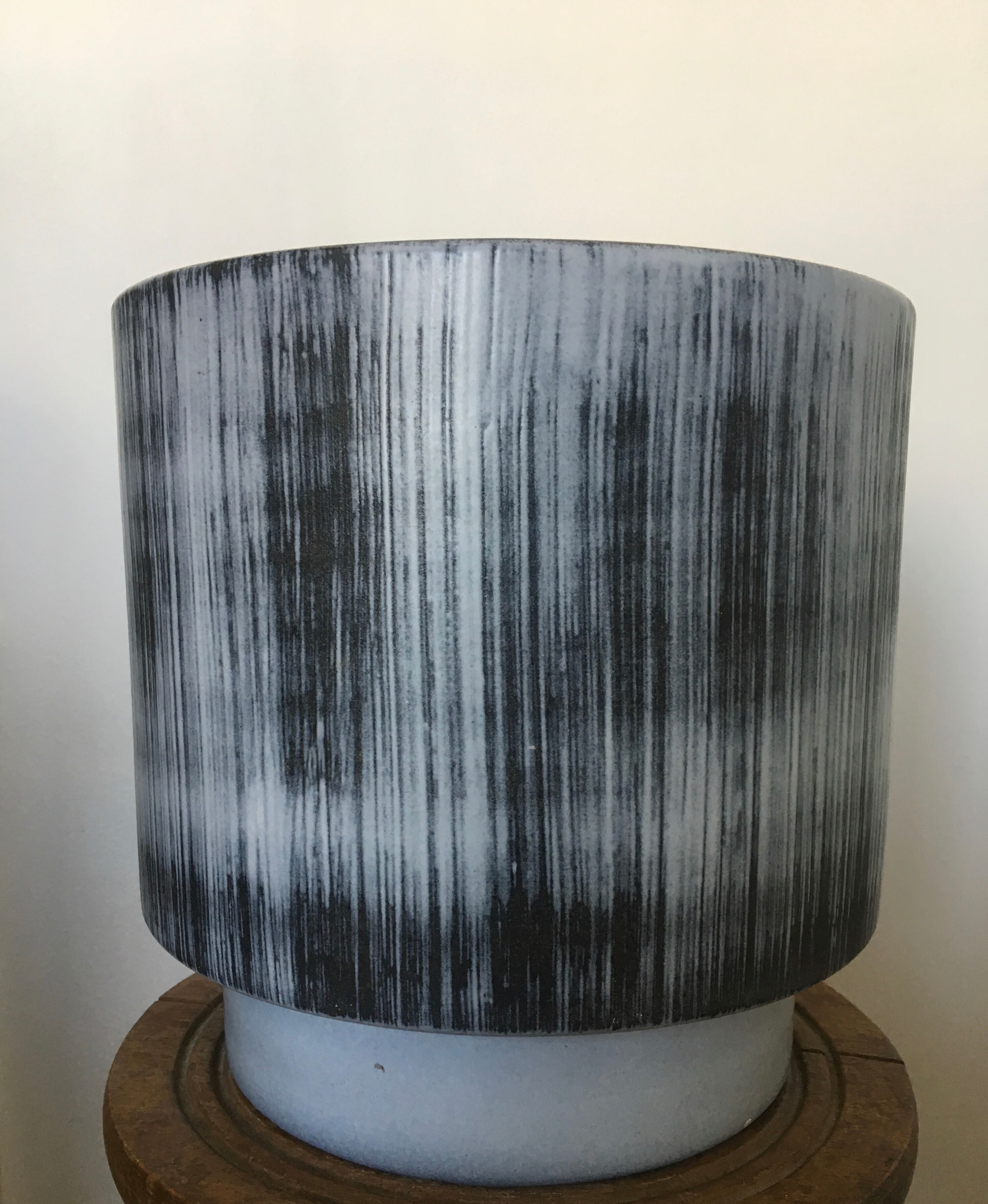 Ceramic pot cover, 60s-70s