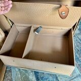 Old cabin trunk in vellum