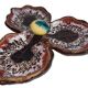 Aperitif plate / Tripod bowl in ceramic – Vallauris – Vintage