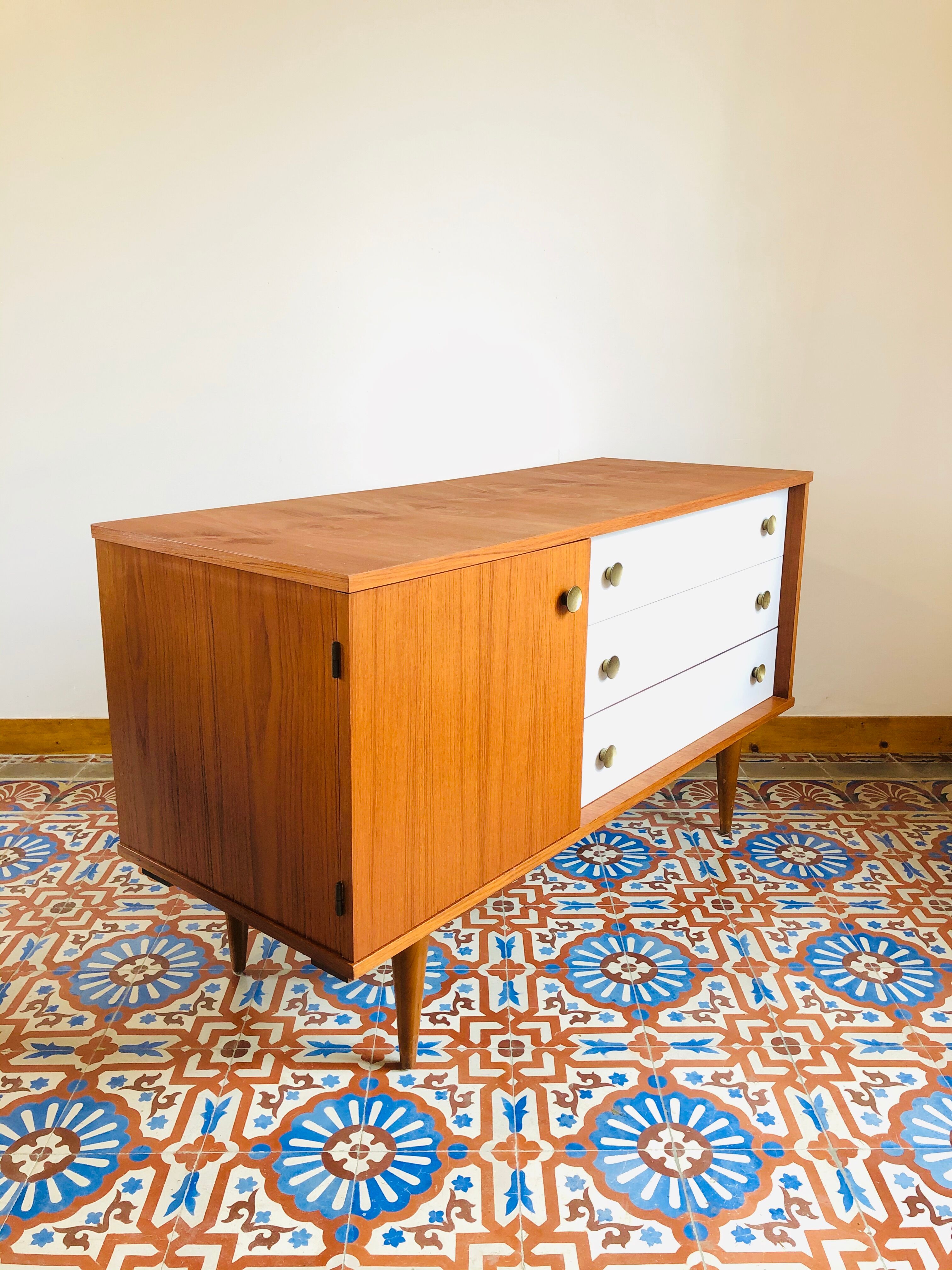 Vintage teak dresser