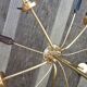 Vintage 50s suspension ceiling five lights