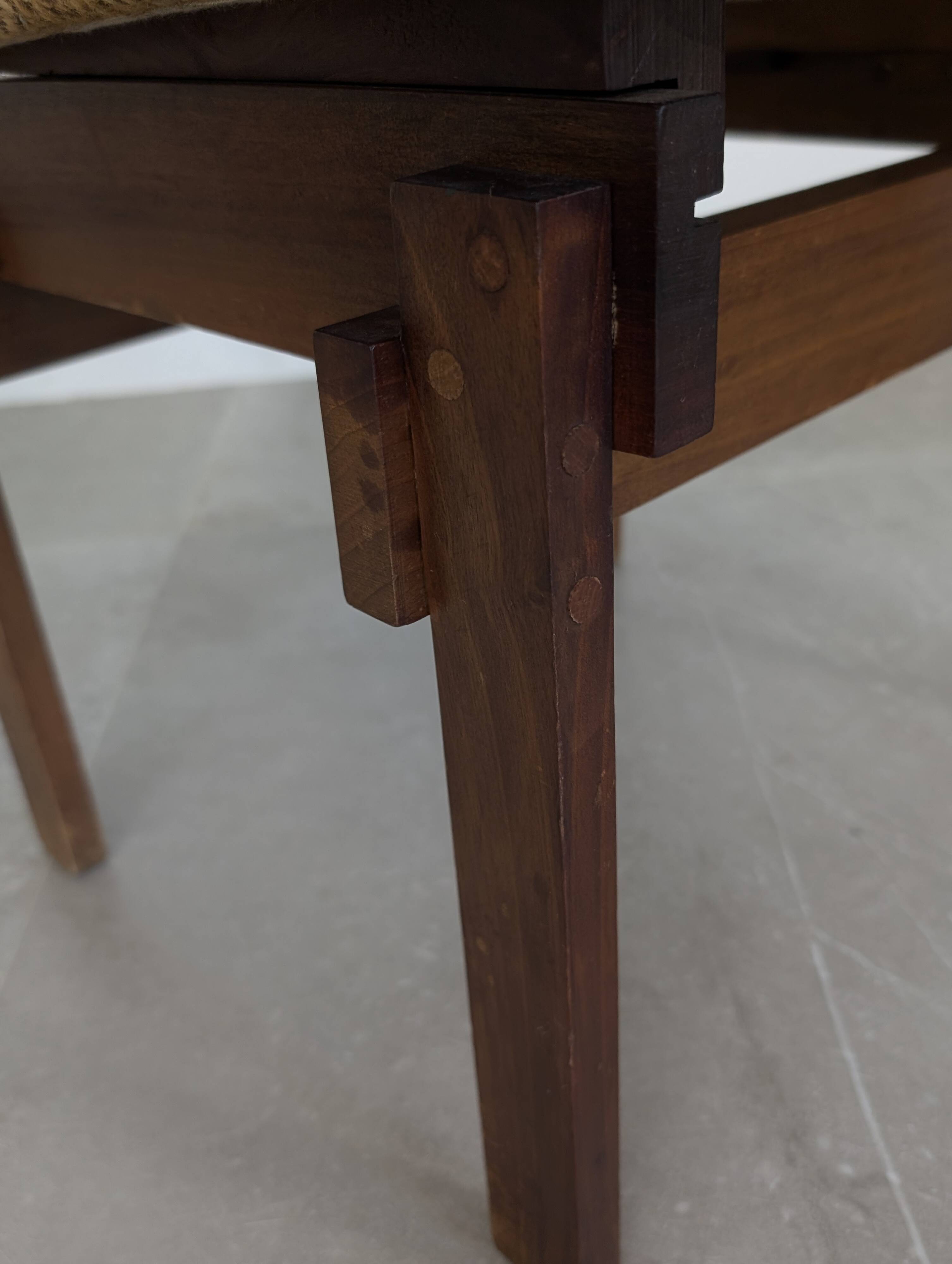 Pair of Rietveld Style Chairs with Adjustable Seat and Backrest, 1950s