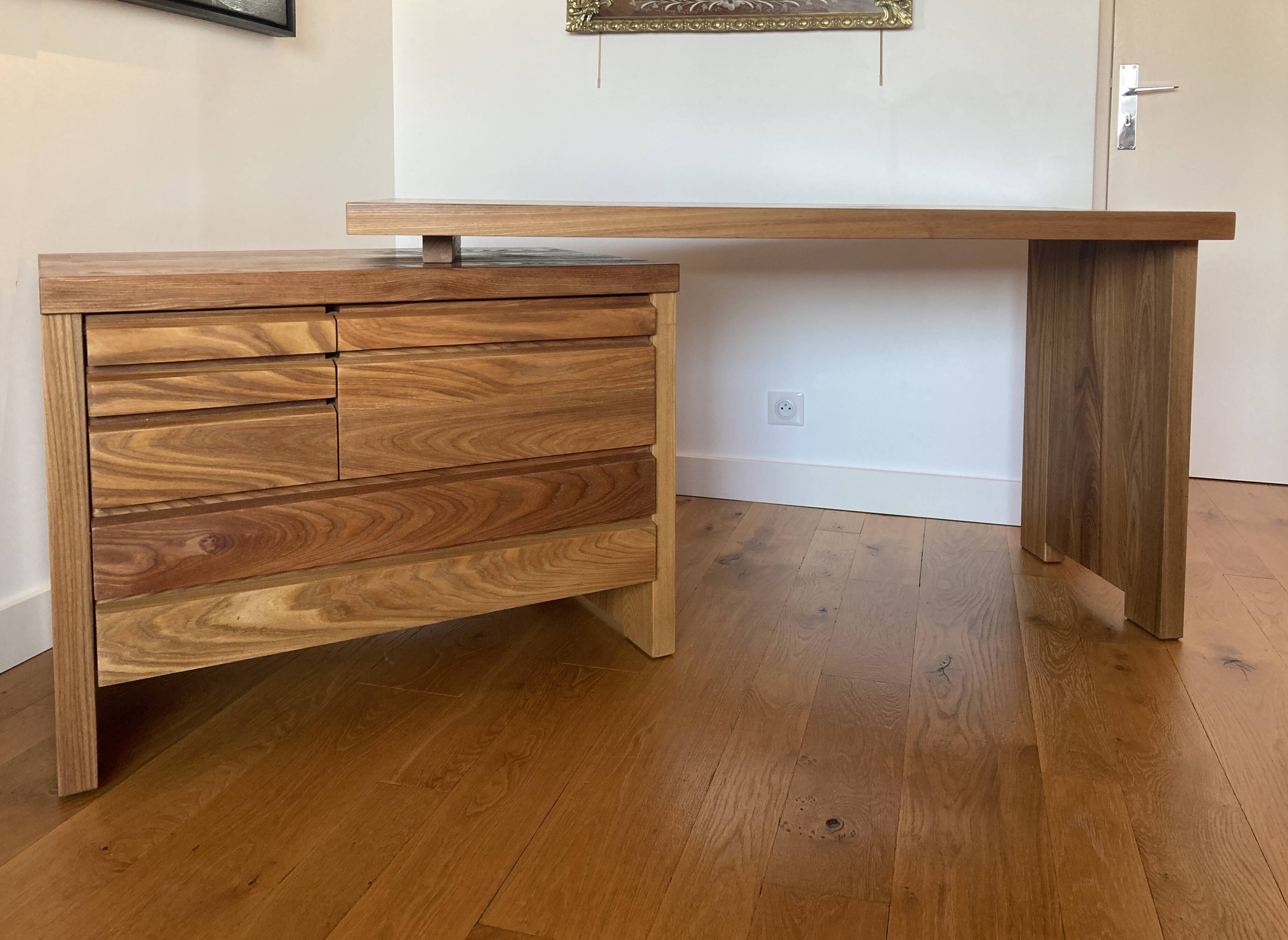 Pierre Chapo B19 Desk Solid Elm