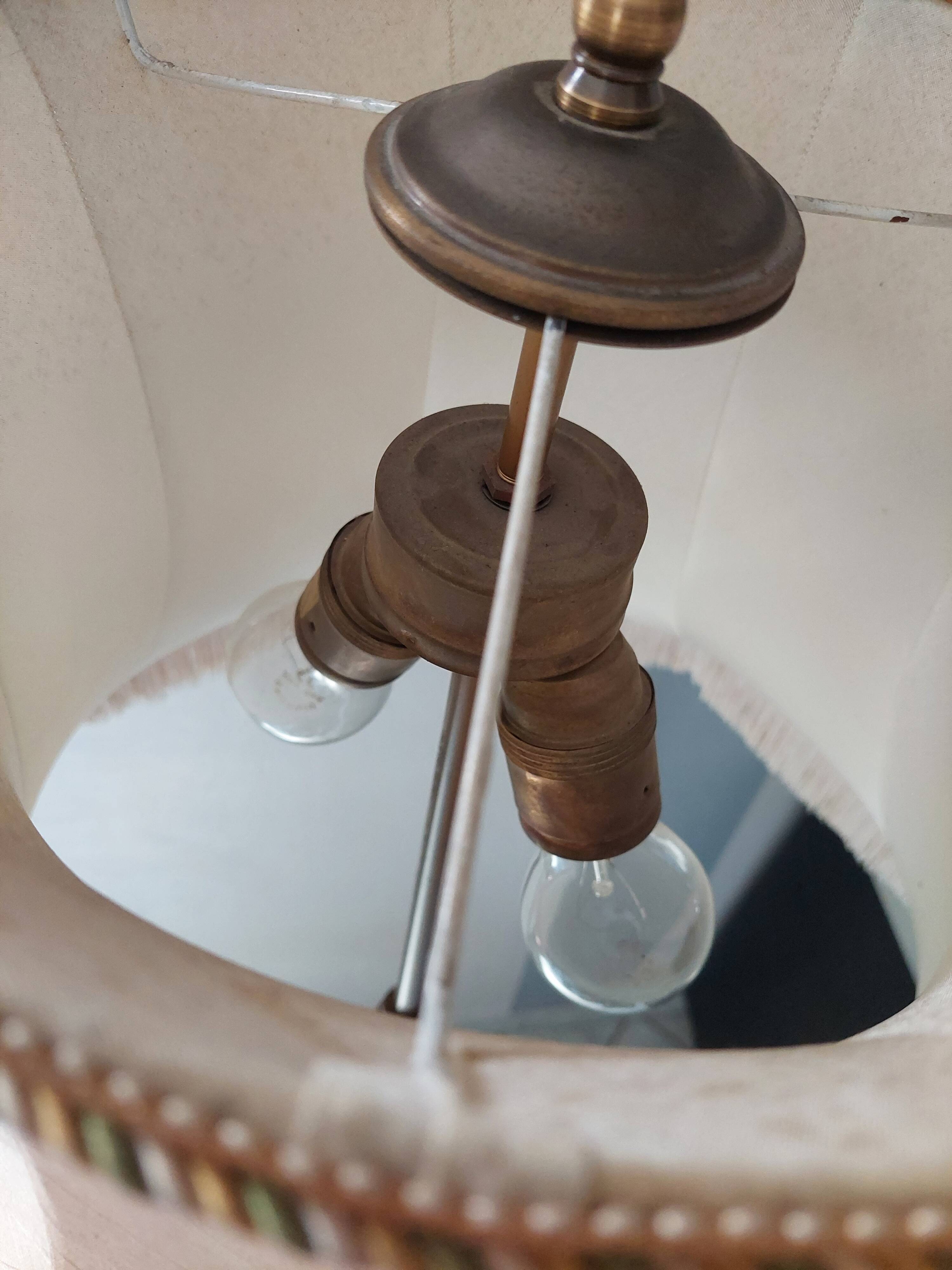 Lampadaire 2 ampoules vintage