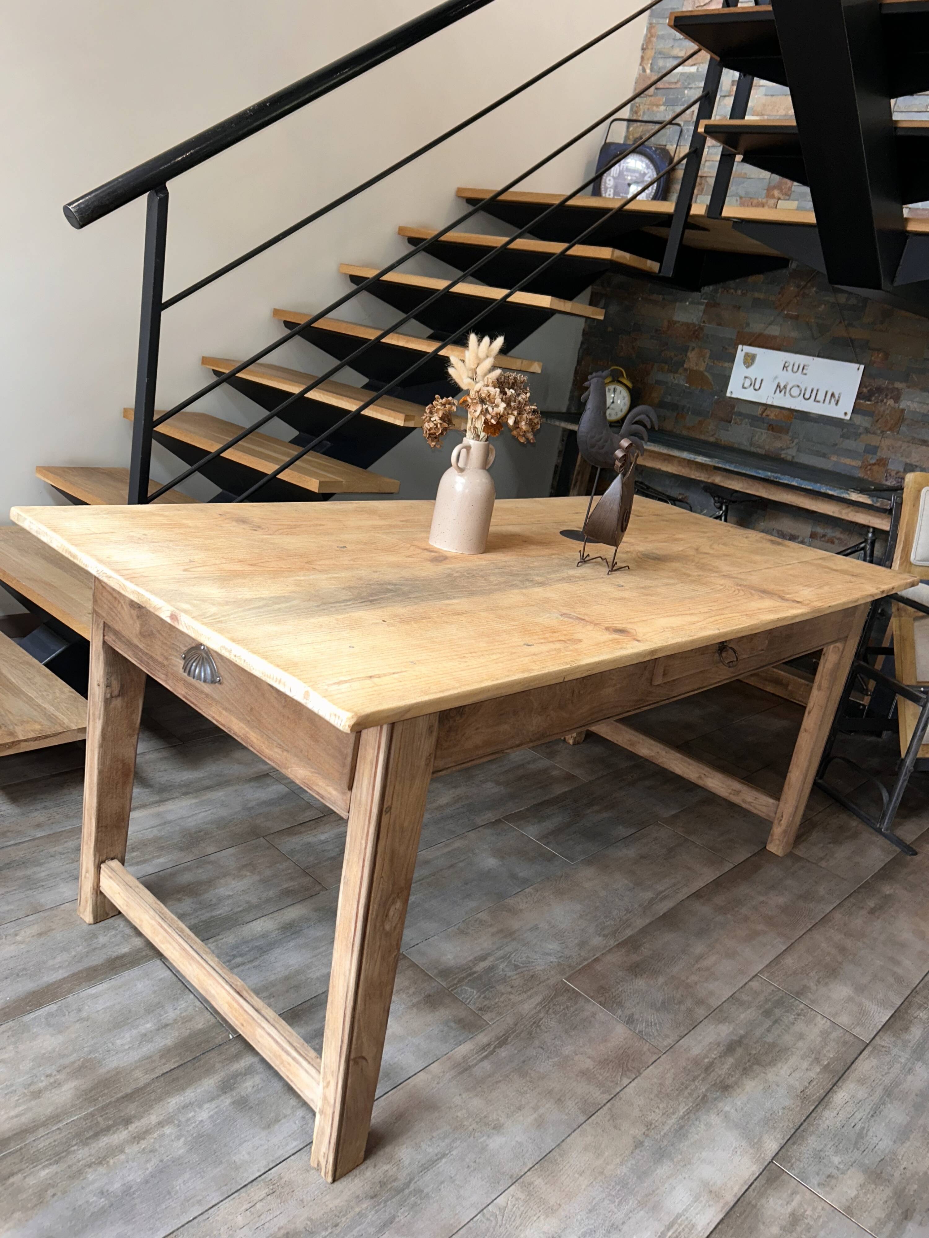Renovated farmhouse table