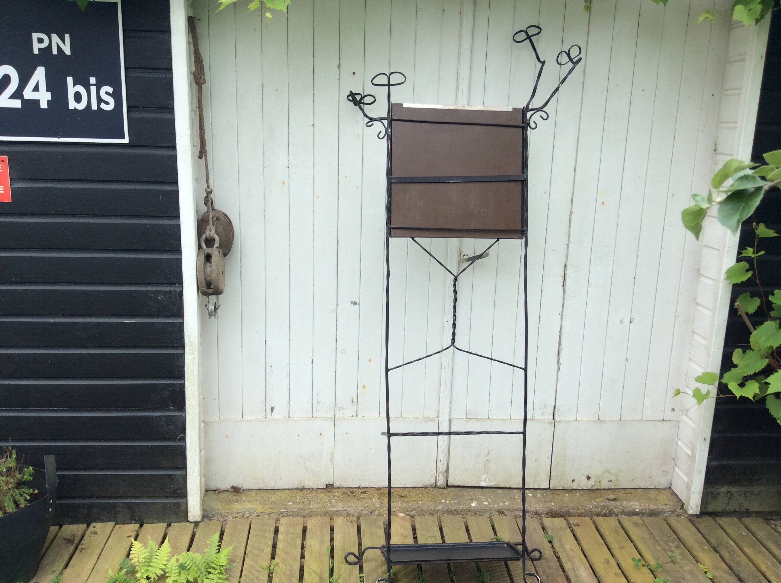 Wrought iron entrance hall