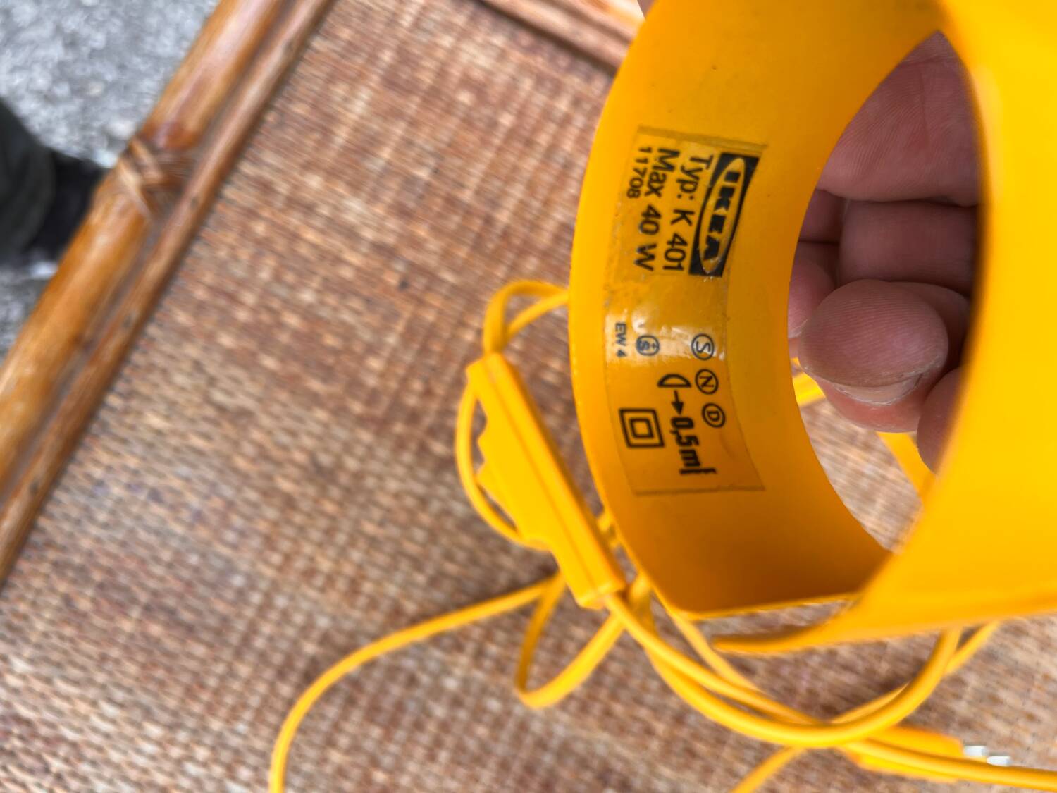 Vintage lamp small spotlight IKEA