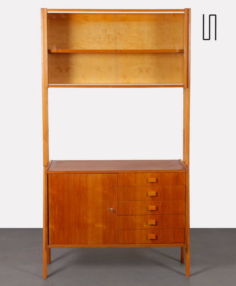 Vintage wall unit by Frantisek Jirak for Tatra Nabytok, 1960s