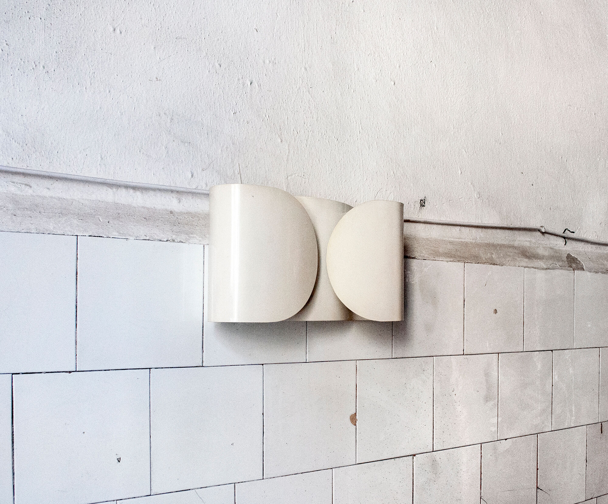 Pair of wall lamps Foglio di Tobia Scarpa for Flos Italia Year 1966