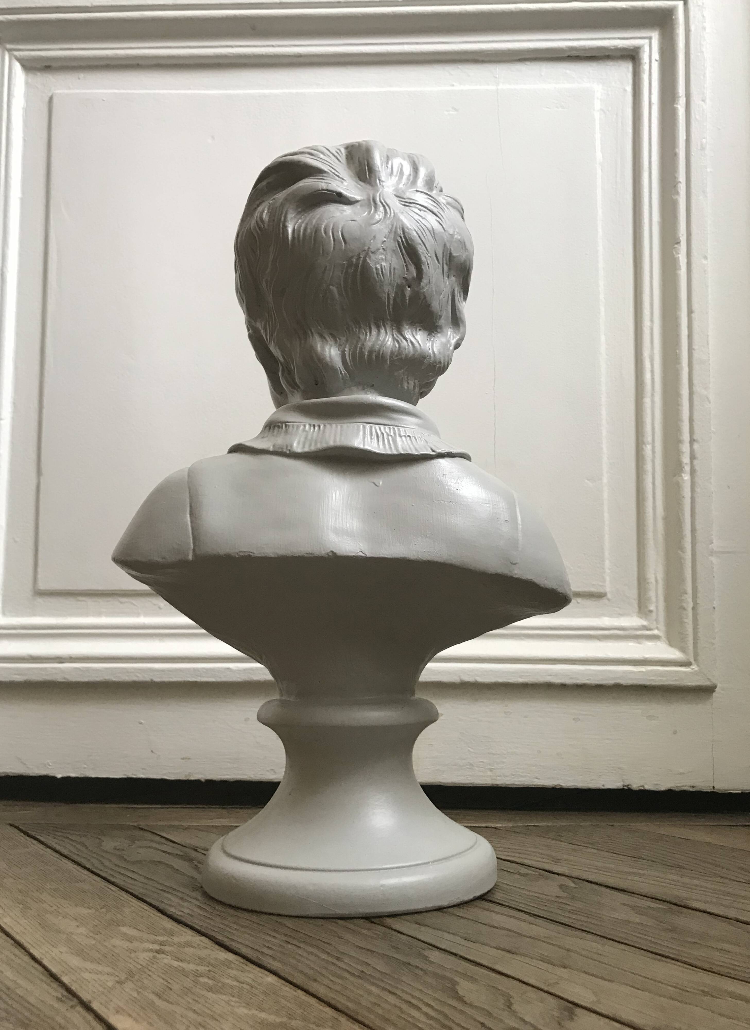 Ancient bust on pedestal