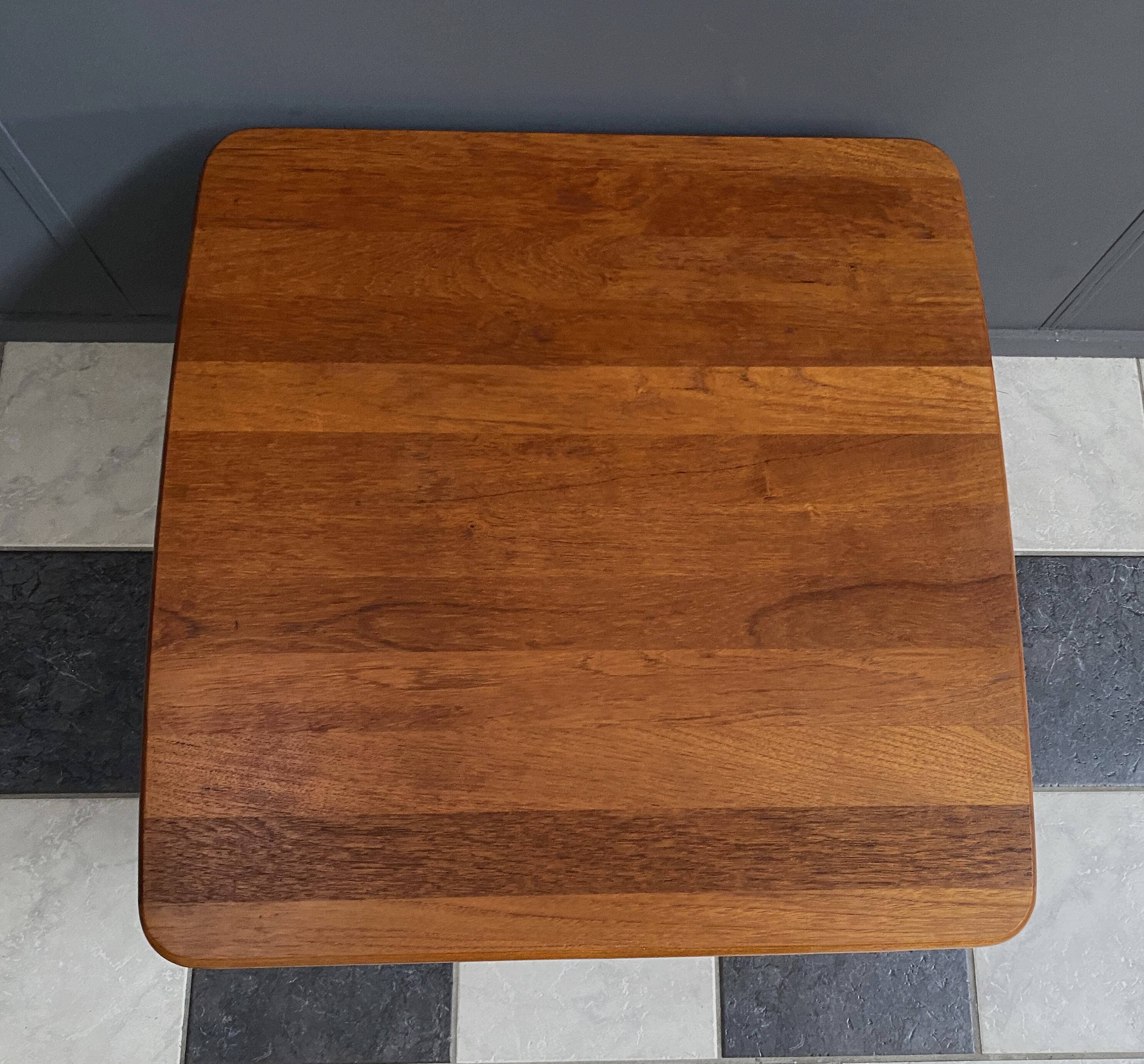 Solid Teak coffee table by S. Burchardt Nielsen 1960s
