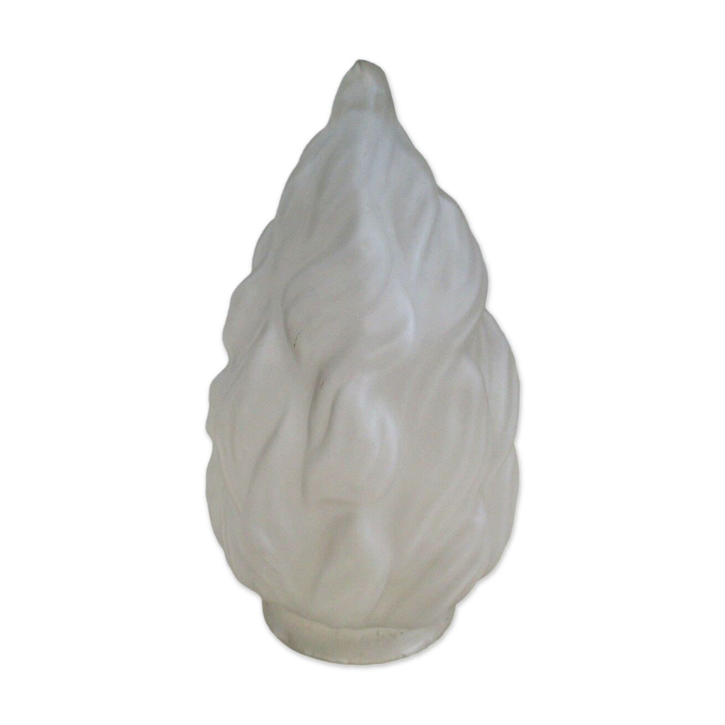 Frosted glass flame lampshade