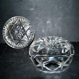 Richly cut crystal candy box from BACCARAT? 20th century.
