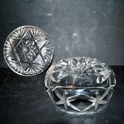 Richly cut crystal candy box from BACCARAT? 20th century.