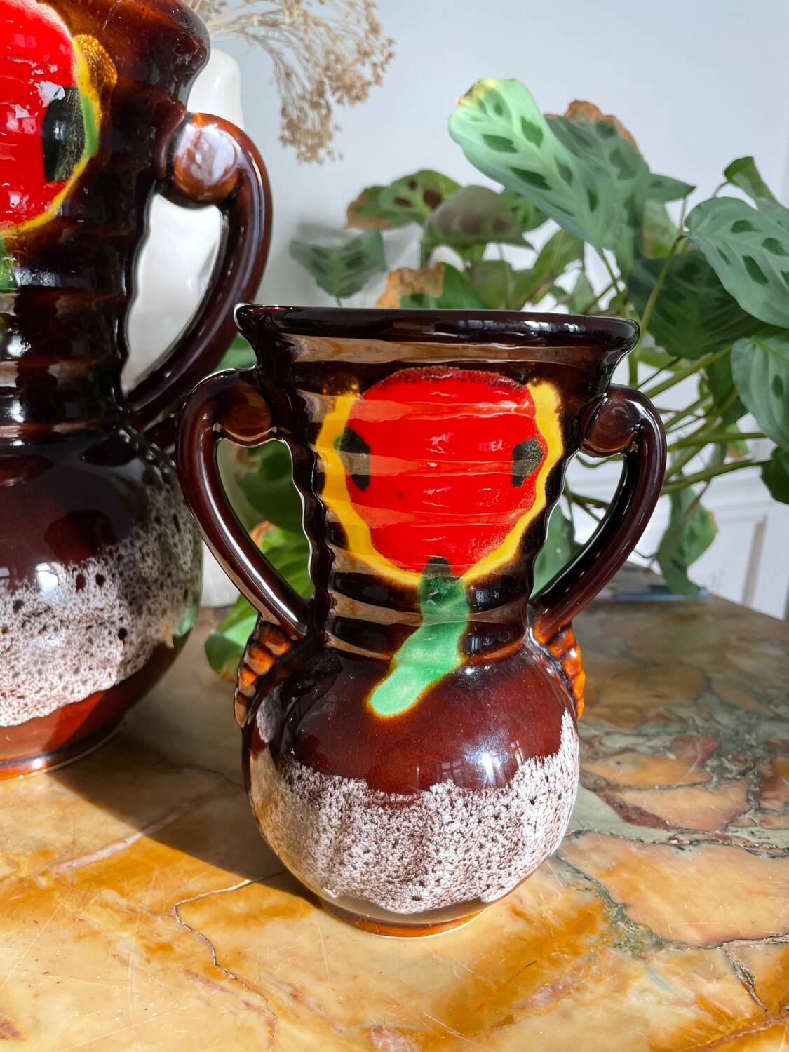 Duo of Vallauris vases