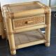 Vintage bamboo bedside tables