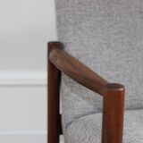 Pair of vintage Scandinavian teak armchairs from the 1960s