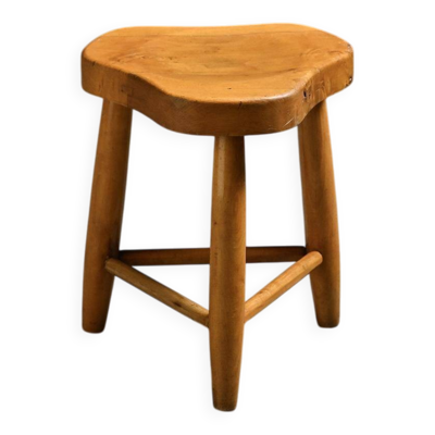 Tabouret forme libre par Christian Durupt, vers 1955