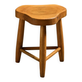 Free-form stool by Christian Durupt, around 1955.