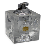 Old vintage crystal lighter designed by antonio imperatore murano 1970 70