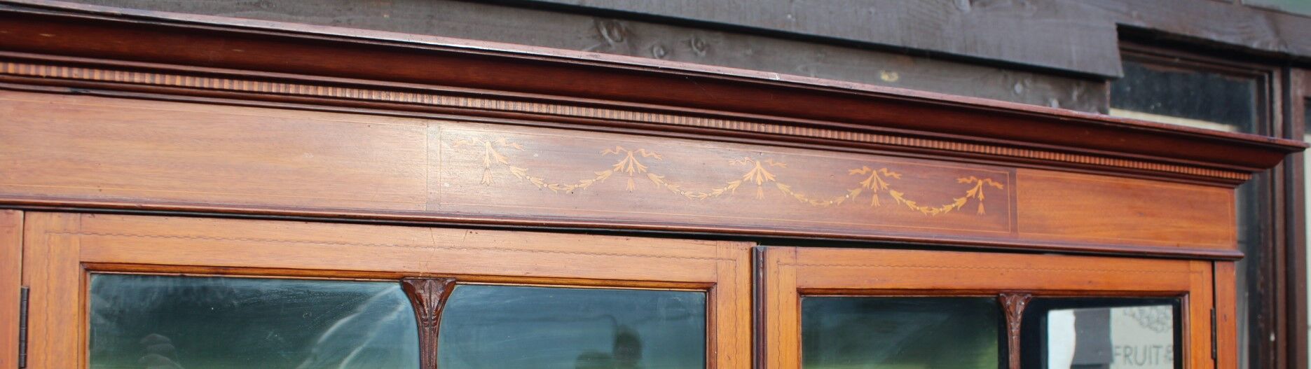 Mahogany china cabinet