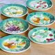 1922 KG Lunéville Badonviller barbotine fruit plates