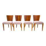 Set of 4 chairs designed by J. Halabala, 1930s.