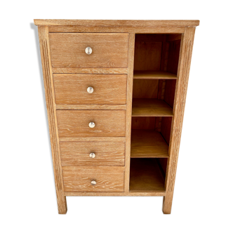 Small workshop furniture in ceruse oak 1950