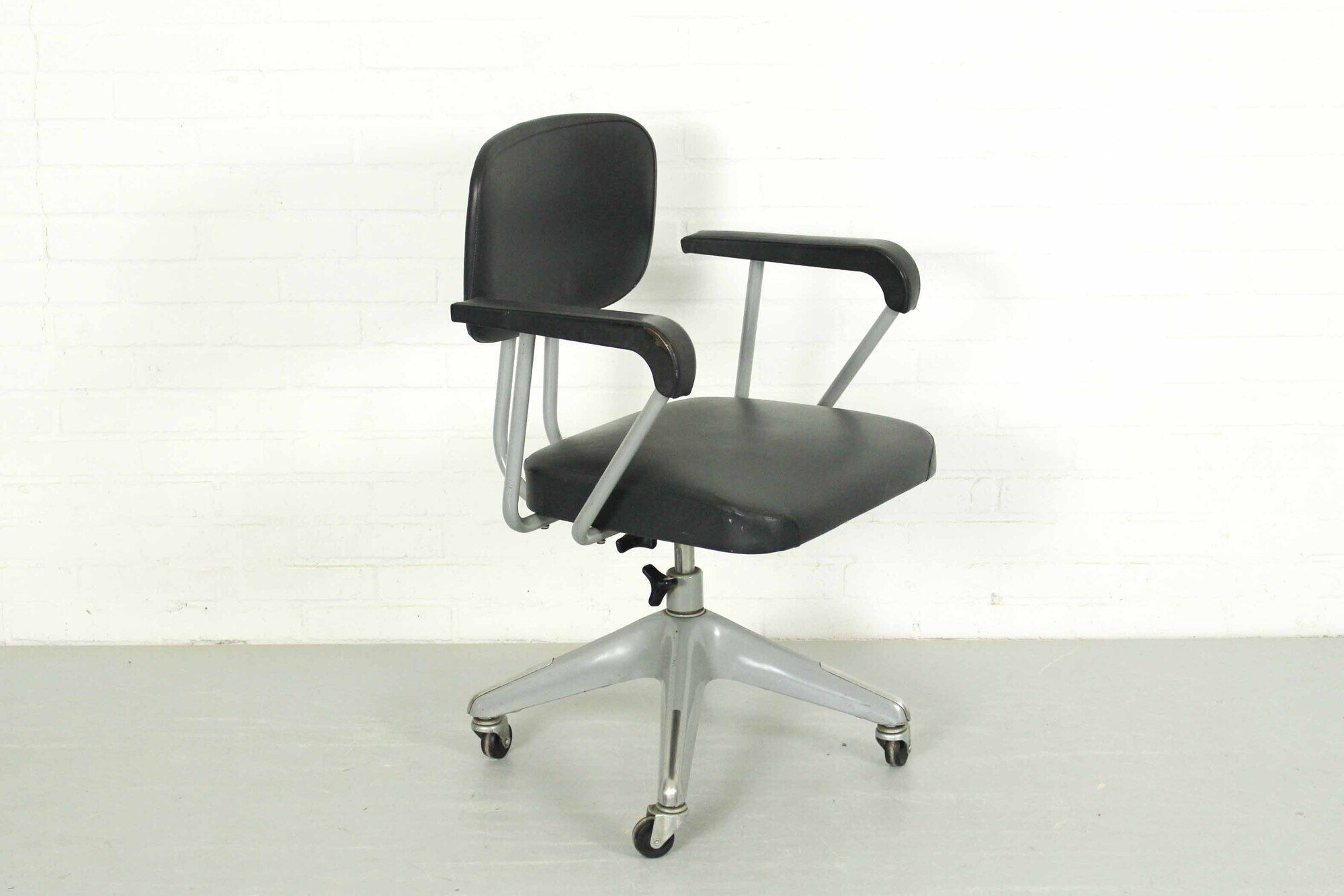 Japanese Industrial Office Desk Chair by Takashi Okamura, 1970s
