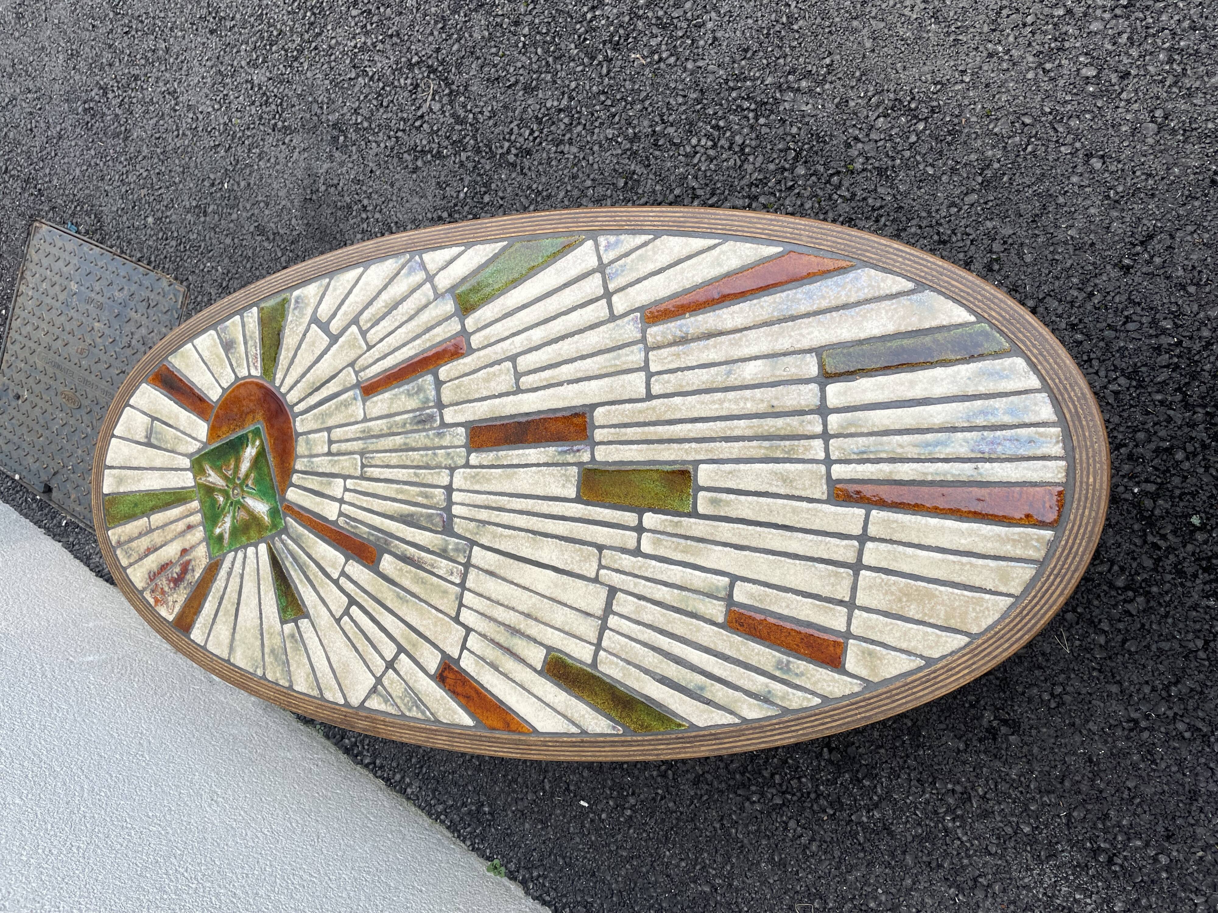 Vallauris coffee table " Barrois"