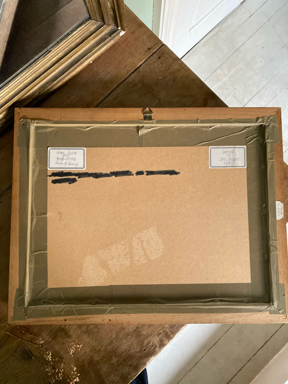 Signed painting bouquet of sunflowers 1985