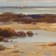 Oil on panel yvonne blossier seaside goemon xxe collector