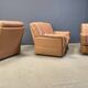Vintage sofa set by Durlet, 1980s