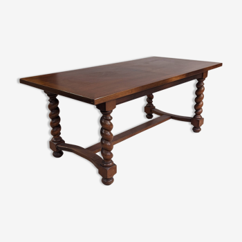 Wooden dining table