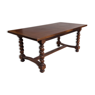 Wooden dining table