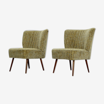 Pair of armchairs, velvet 1950
