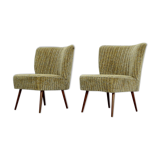 Pair of armchairs, velvet 1950
