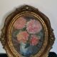 Bouquet de fleurs en medaillon