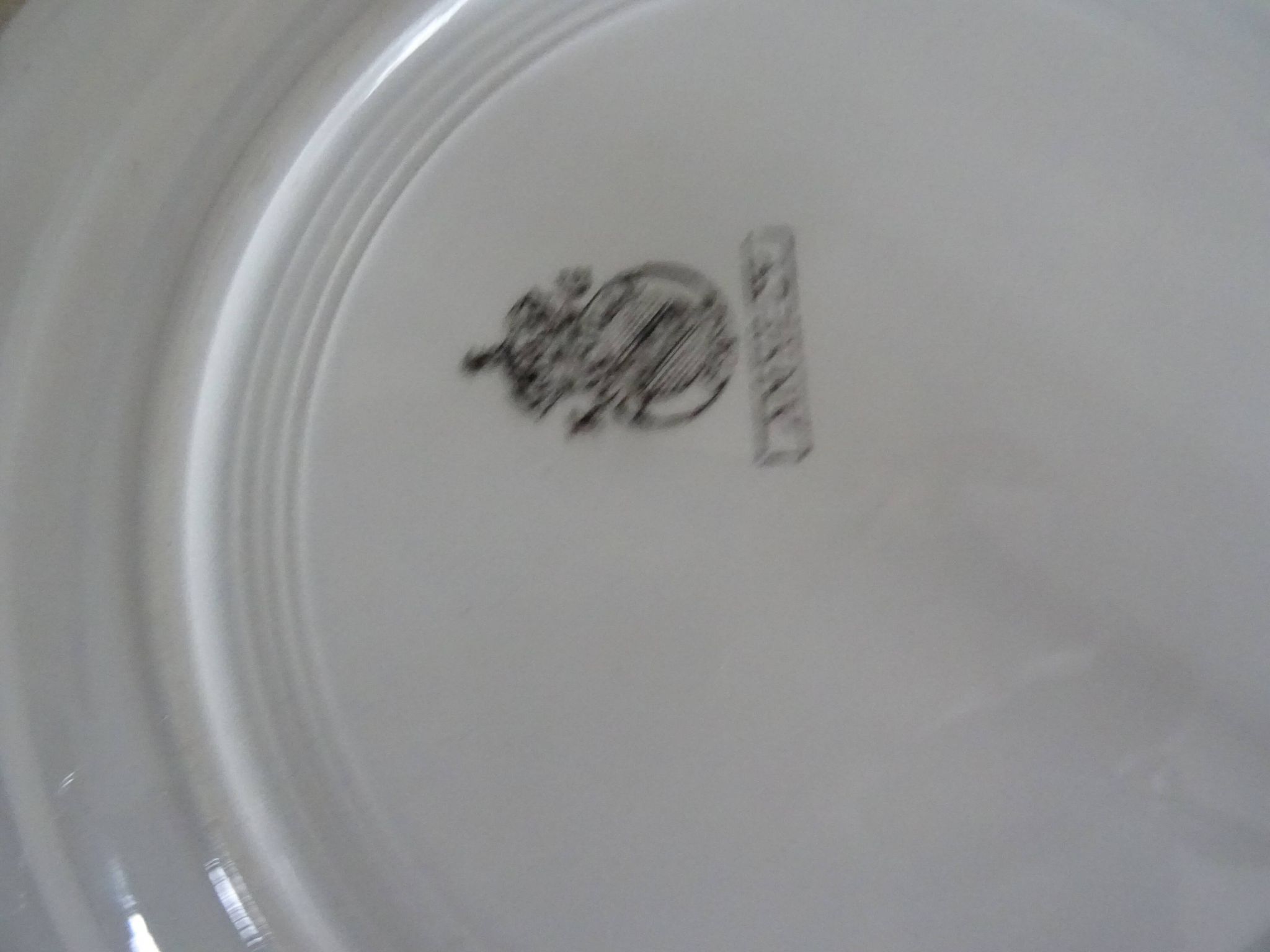 6 assiettes plates Lunéville  faience ancienne