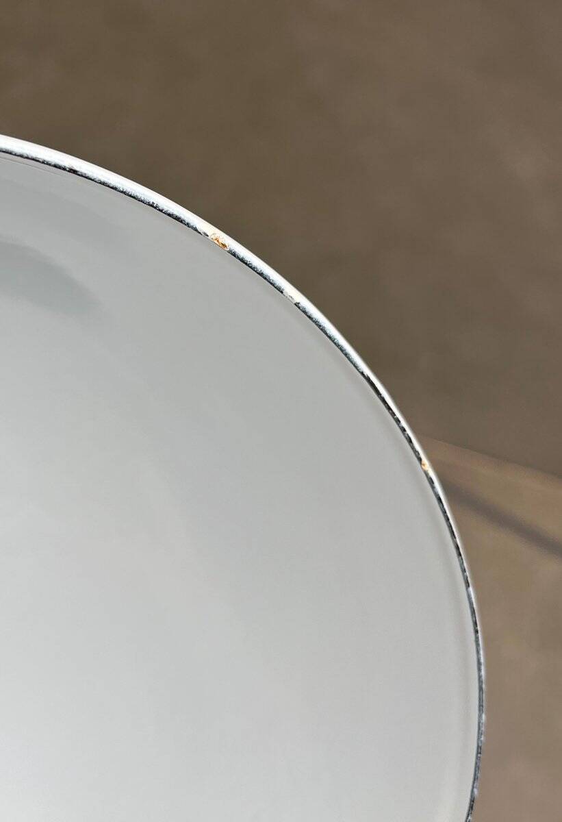 Vintage Danish enamelled pendant lamp model ES by Edgar Schlaefle for Louis Poulsen, 1980s.