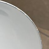 Vintage Danish enamelled pendant lamp model ES by Edgar Schlaefle for Louis Poulsen, 1980s.